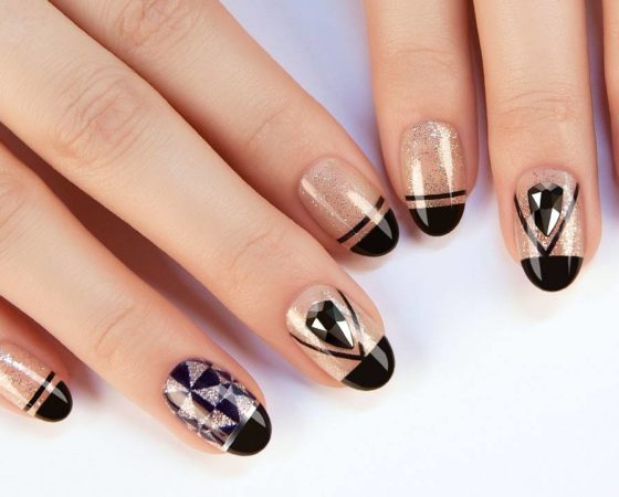 FLICKERING SILVER AND COOL BLACK